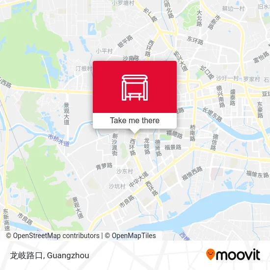 龙岐路口 map
