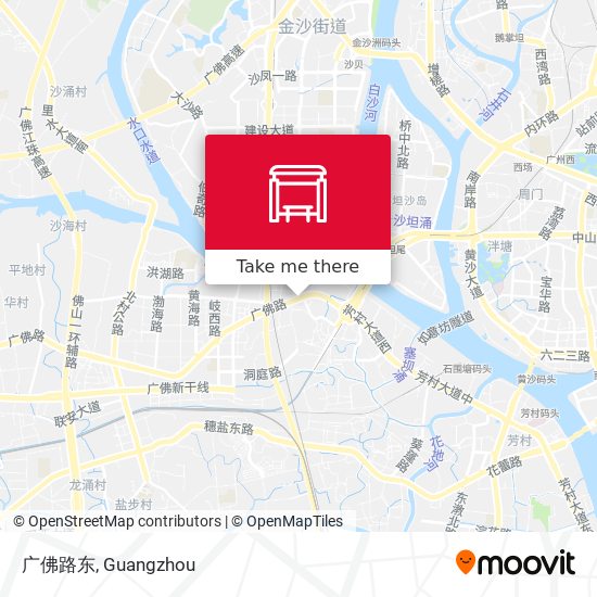 广佛路东 map