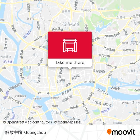 解放中路 map