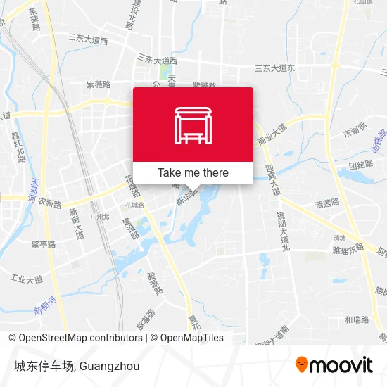 城东停车场 map