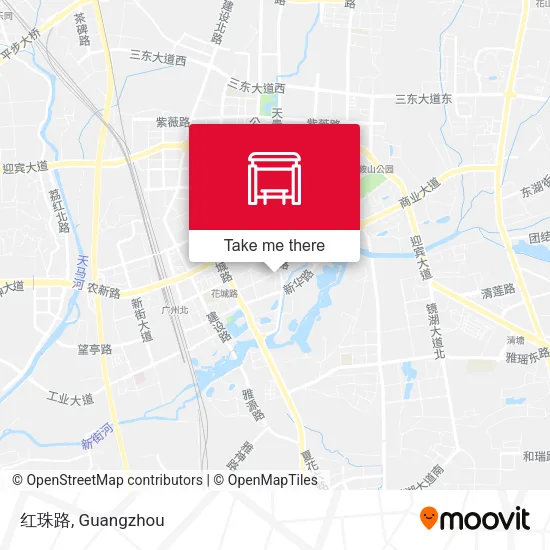 红珠路 map