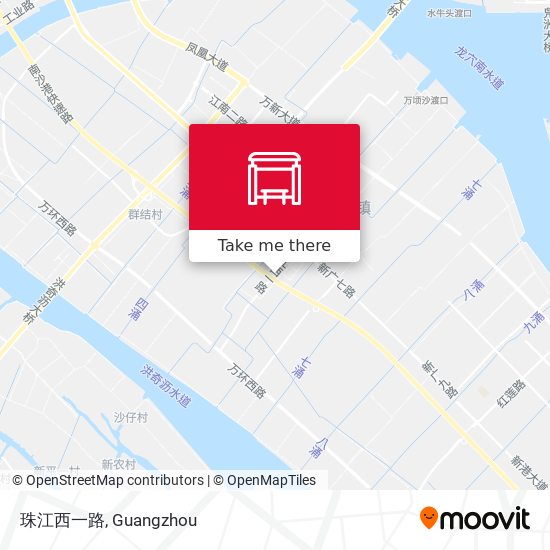 珠江西一路 map