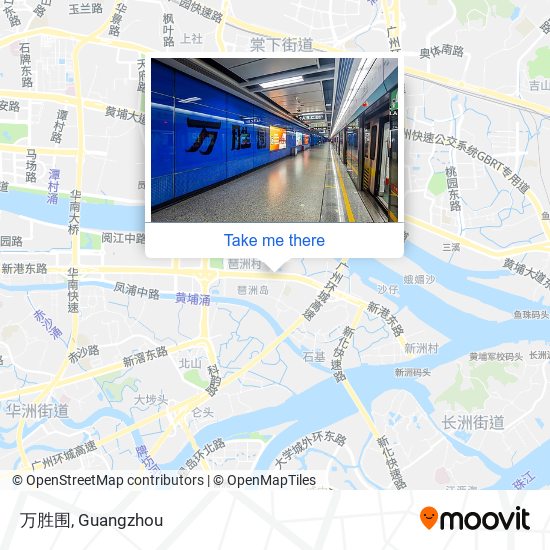 万胜围 map