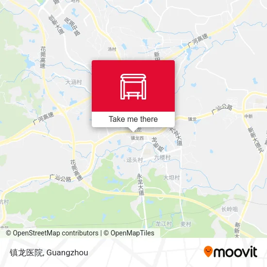 镇龙医院 map