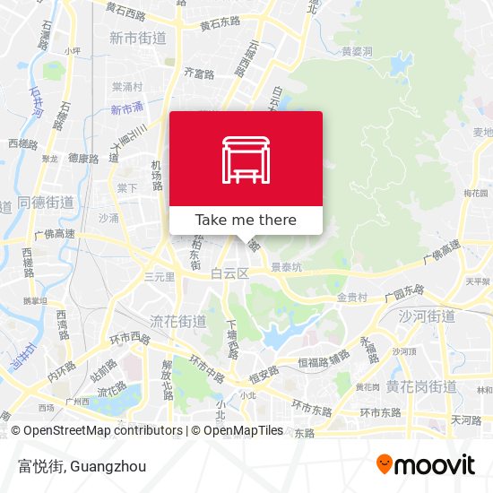 富悦街 map