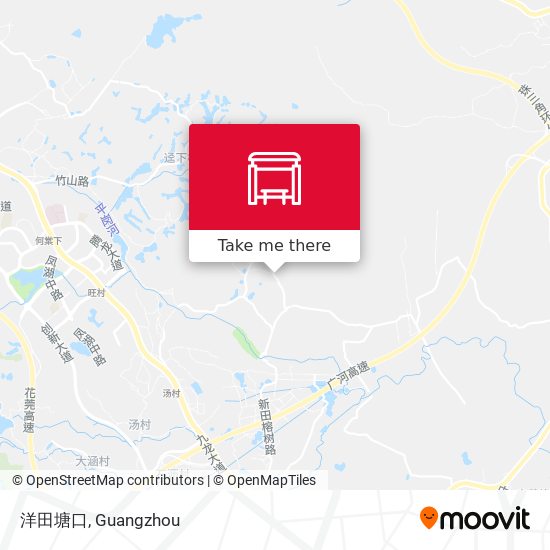 洋田塘口 map