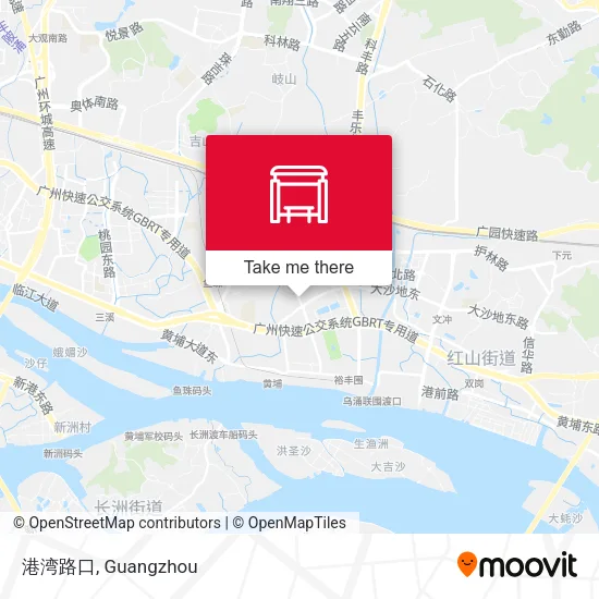 港湾路口 map