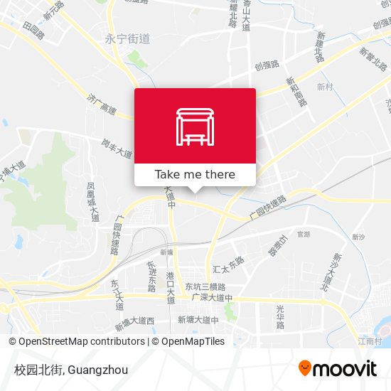 校园北街 map