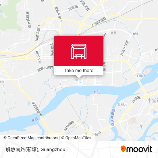 解放南路(新塘) map