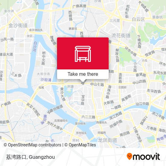 荔湾路口 map