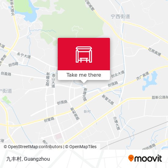 九丰村 map
