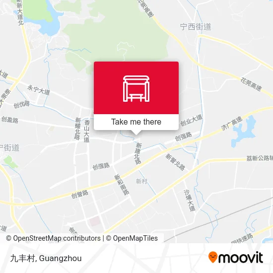 九丰村 map
