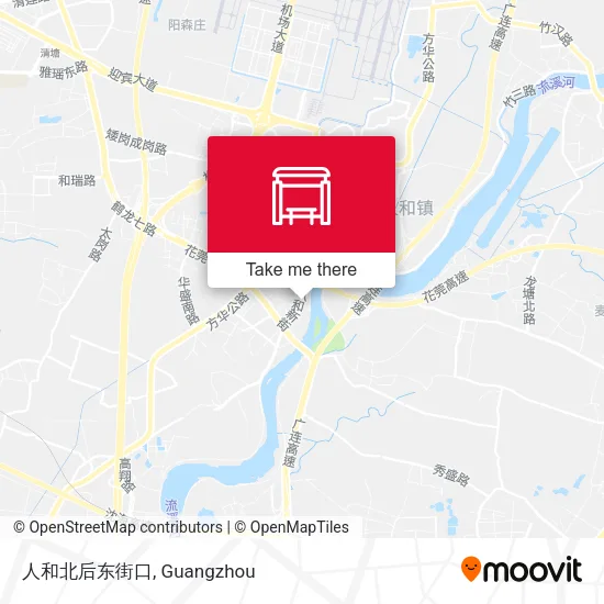 人和北后东街口 map