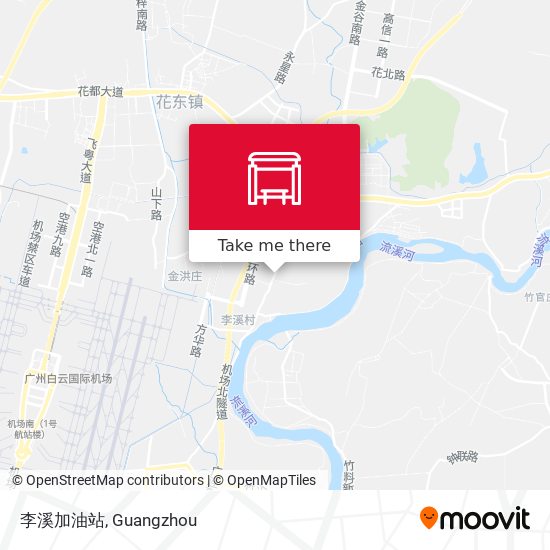 李溪加油站 map