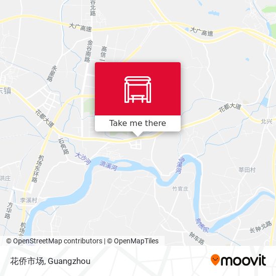 花侨市场 map