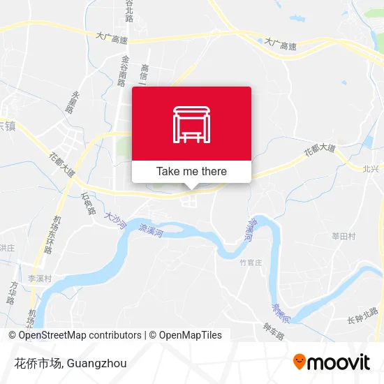 花侨市场 map