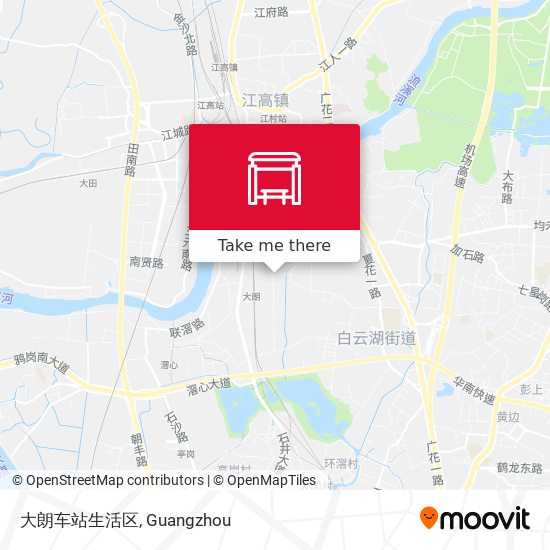 大朗车站生活区 map