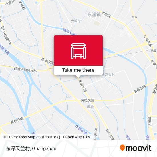 东深天益村 map