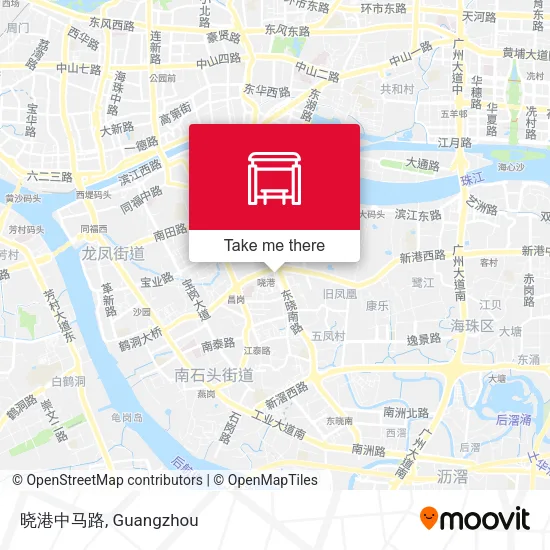 晓港中马路 map