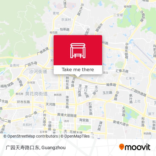 广园天寿路口东 map