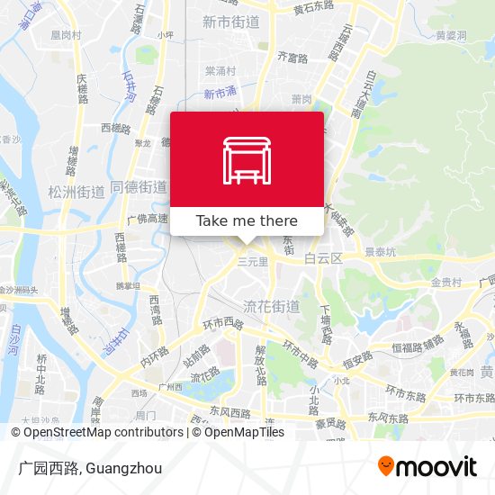 广园西路 map