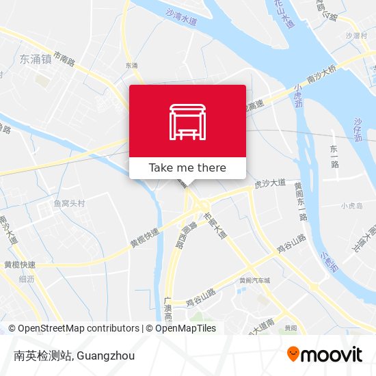 南英检测站 map