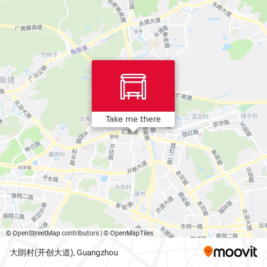 大朗村(开创大道) map