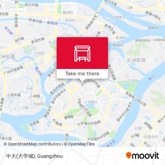 中大(大学城) map
