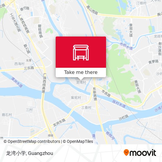 龙湾小学 map