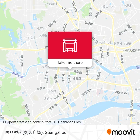 西丽桥南(奥园广场) map