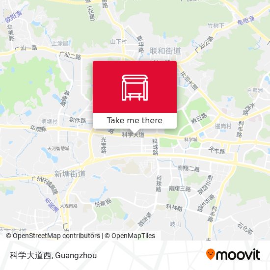 科学大道西 map