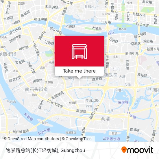 逸景路总站(长江轻纺城) map