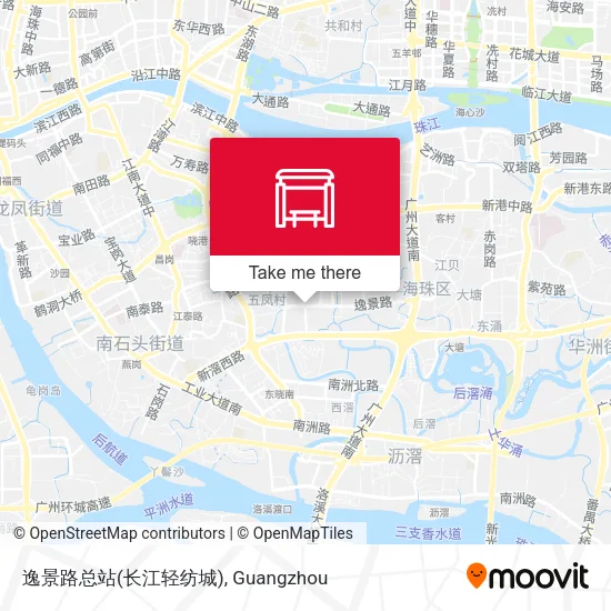 逸景路总站(长江轻纺城) map