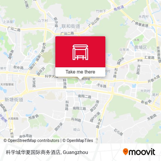 科学城华夏国际商务酒店 map