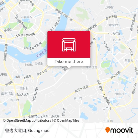 曾边大道口 map