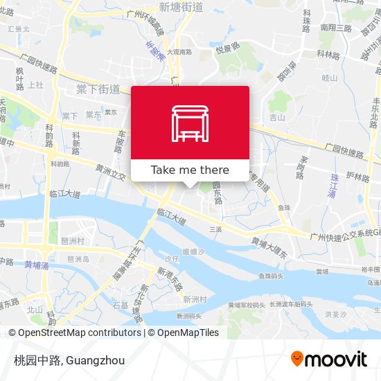 桃园中路 map