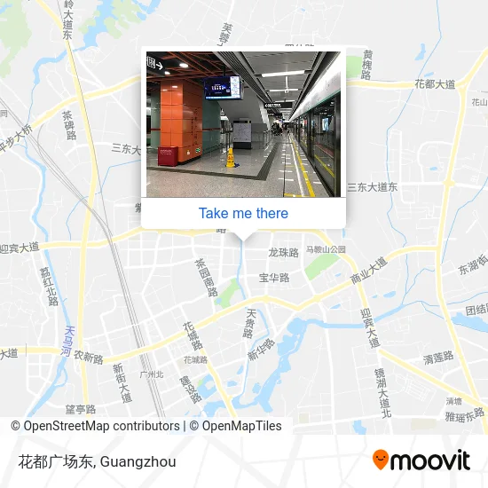 花都广场东 map