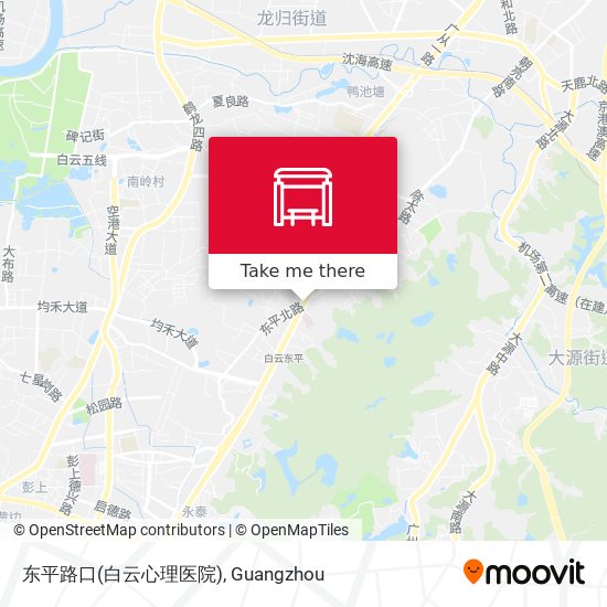 东平路口(白云心理医院) map