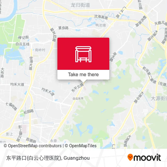 东平路口(白云心理医院) map