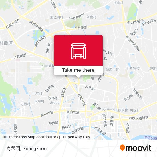 鸣翠园 map