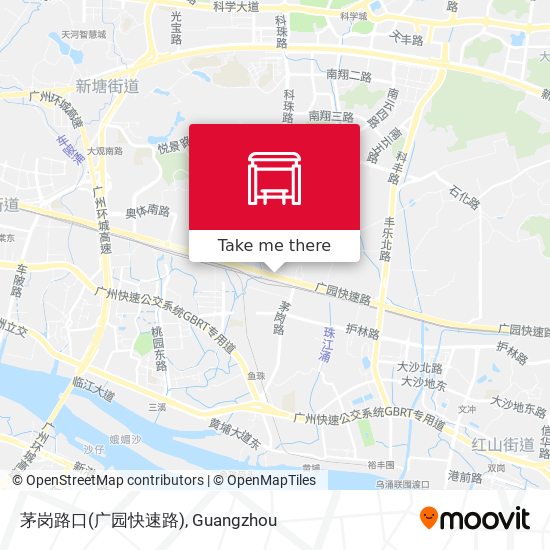 茅岗路口(广园快速路) map