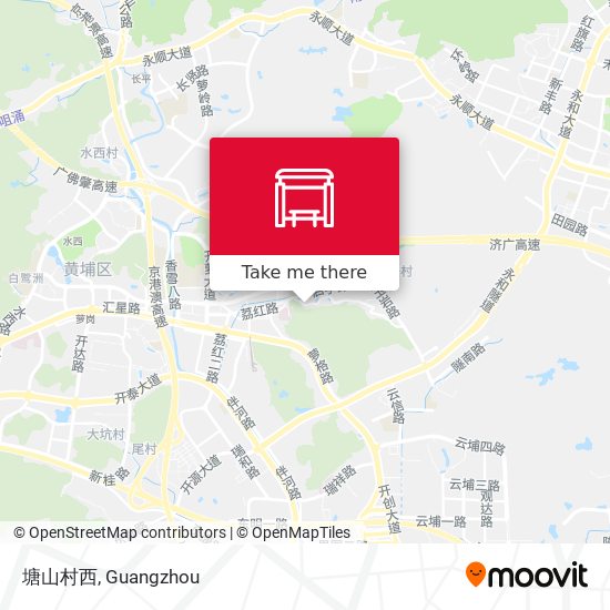 塘山村西 map