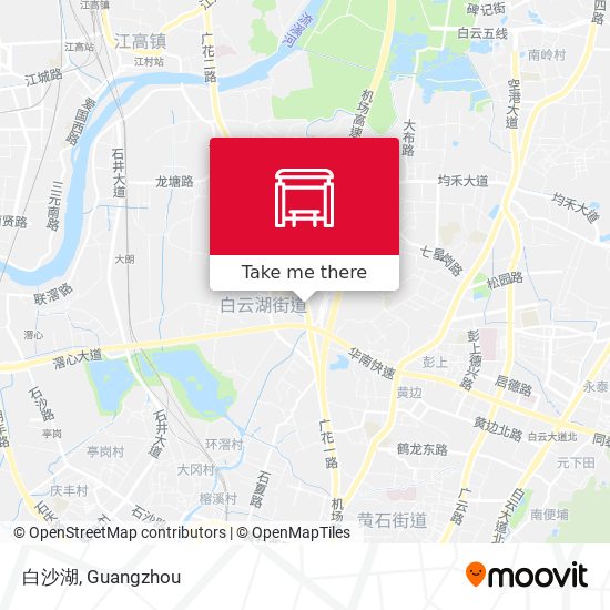 白沙湖 map