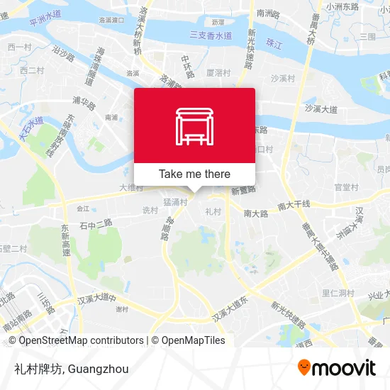 礼村牌坊 map
