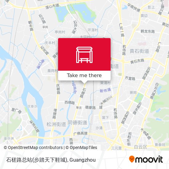 石槎路总站(步踏天下鞋城) map