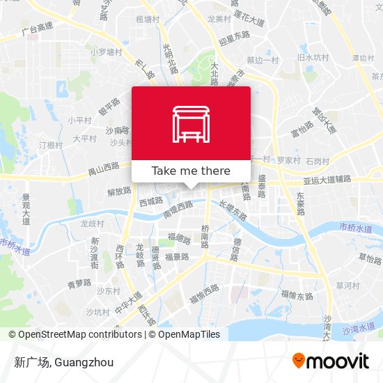 新广场 map