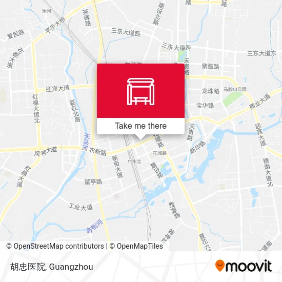 胡忠医院 map