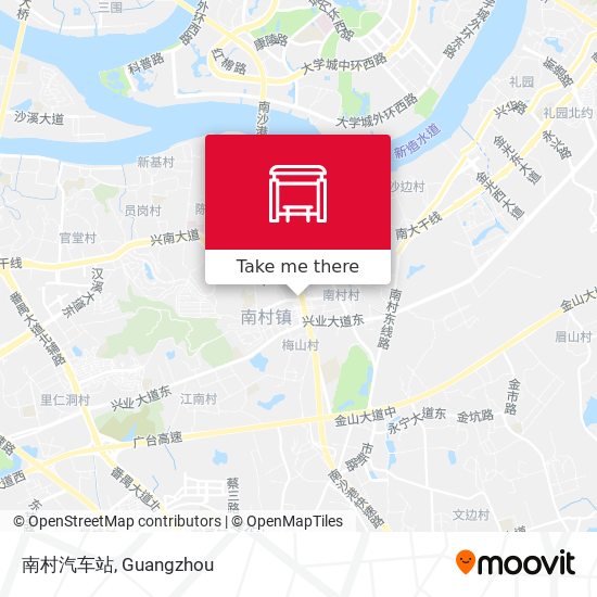 南村汽车站 map