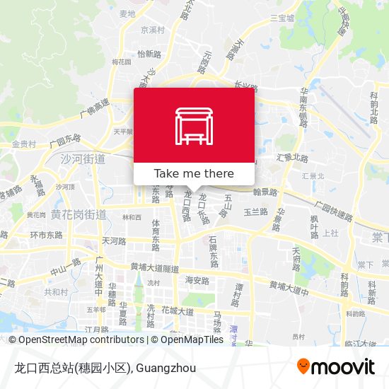 龙口西总站(穗园小区) map
