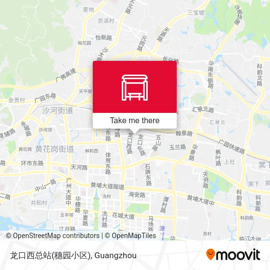 龙口西总站(穗园小区) map
